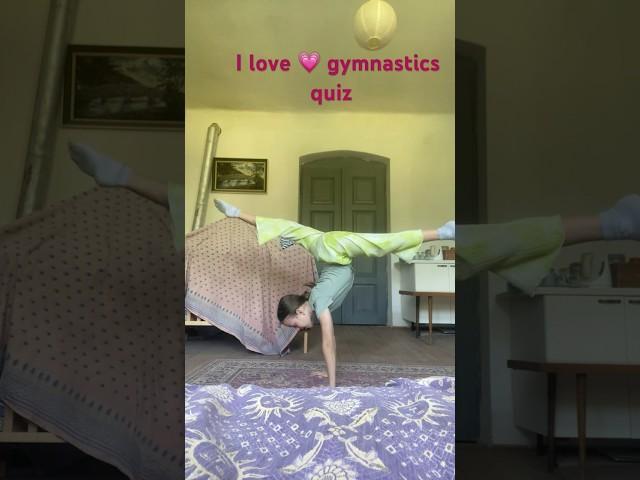 Advanced, gymnastics quiz ￼