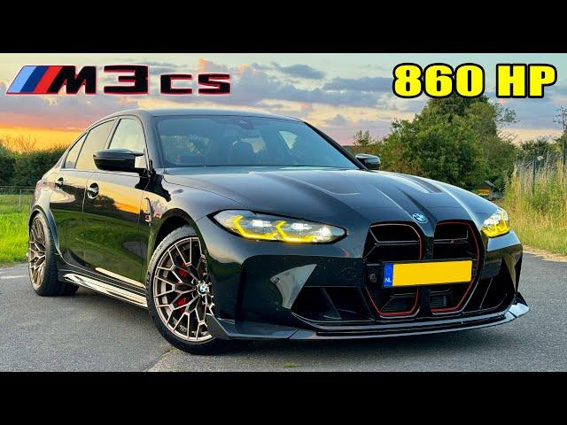 860HP BMW M3 CS // 331KMH | 206MPH REVIEW on AUTOBAHN