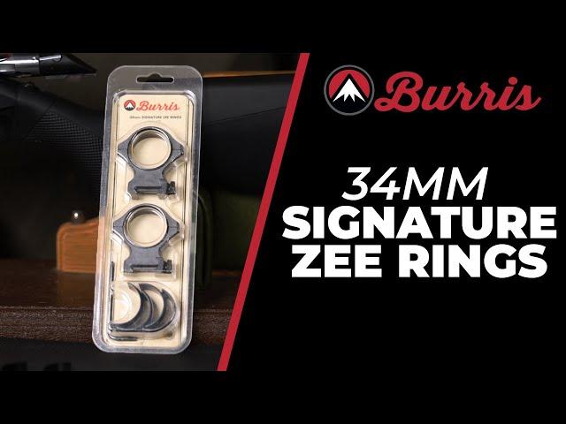 34mm Signature Zee Rings | Burris Optics