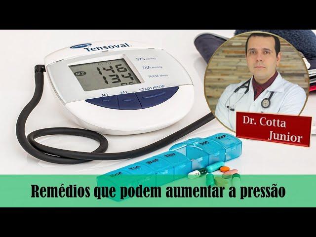 Remédios que podem aumentar a pressão || Dr. Cotta Junior