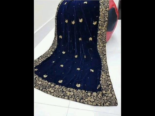 Velvet Shawls design /winter collection