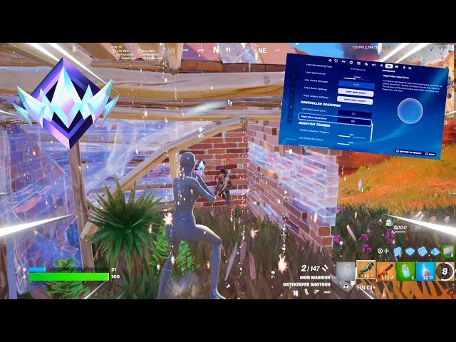 Fortnite RANKED UNREAL! + NEW BEST Controller Settings for Console Players