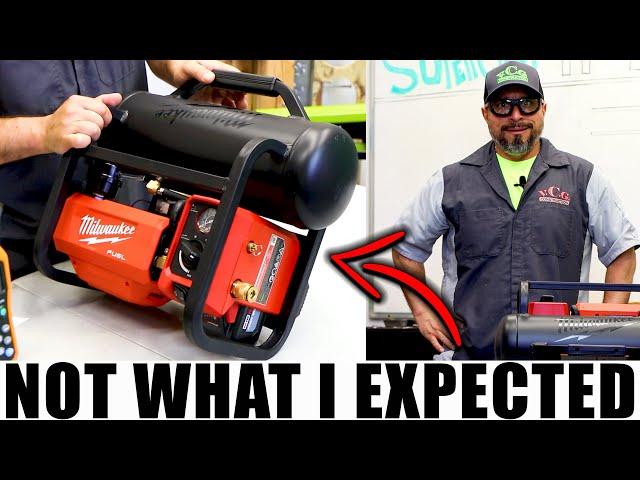 New Milwaukee M18 FUEL AIR COMPRESSOR IS NOT WHAT I EXPECTED!