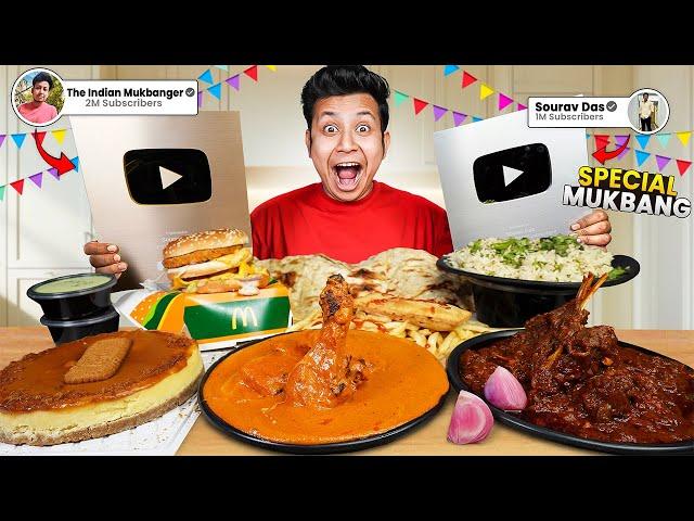 3 MILLION SUBSCRIBERS SPECIAL!!! Cheesecake, Creamy Butter Chicken, Spicy Mutton Bhuna with Naan