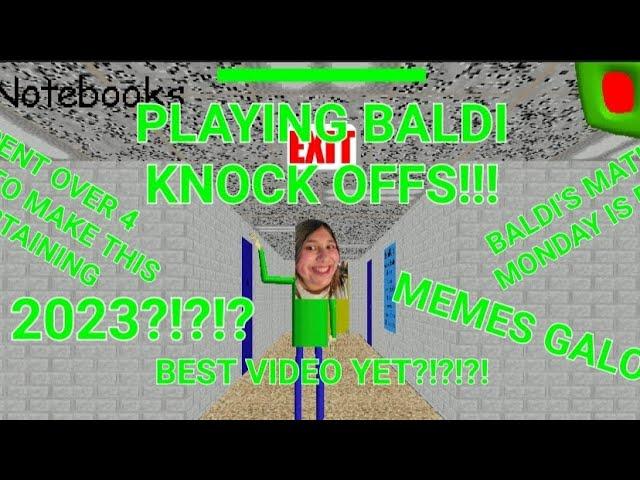 AM I SMARTER THAN THE PRINCIPAL?!?! (Baldi's Basics Knock-offs)