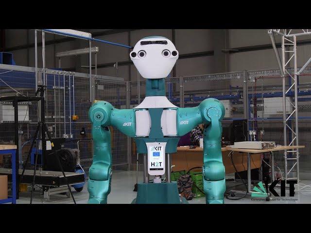 SecondHands project members present first robot prototype ARMAR-6