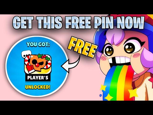 HOW TO GET THIS CHRISTMAS PLAYERS PIN FOR FREE IN BRAWLSTARS 