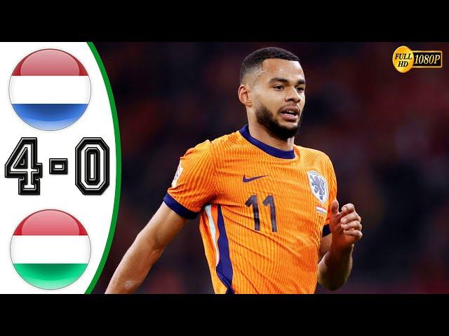 Netherlands vs Hungary 4-0 Highlights & All Goals 2024 HD