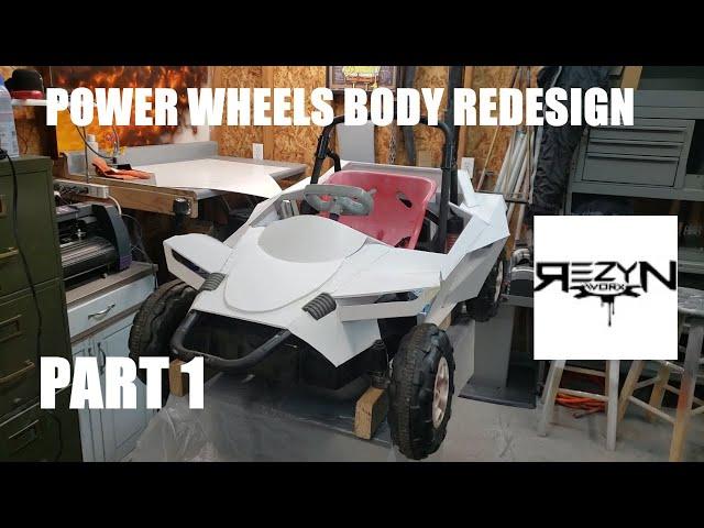 POWER WHEELS BODY REDESIGN - DIY PART 1