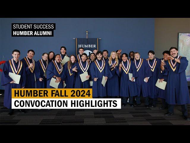 Humber Fall 2024 Convocation Highlights