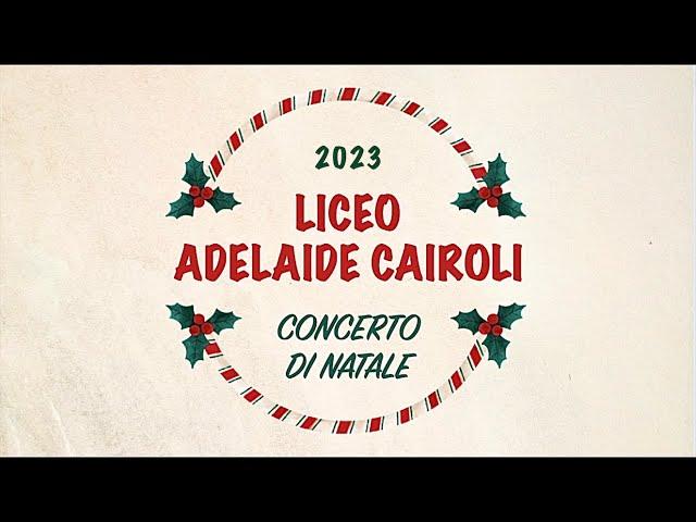 Concerto di Natale 2023 - Liceo A.Cairoli