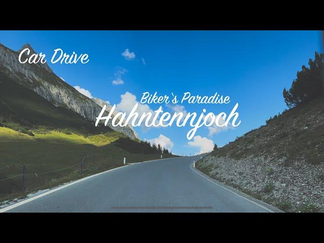 Car Drive 4K - Hahntennjoch - Biker’s Paradise Route in Austrian Alps-Tirol (Elmen - Imst)