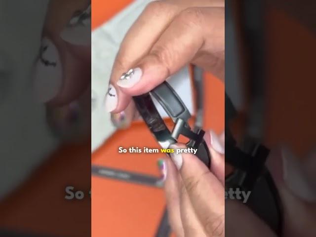 Here's a look at my So Black Hermès Clic HH Bracelet