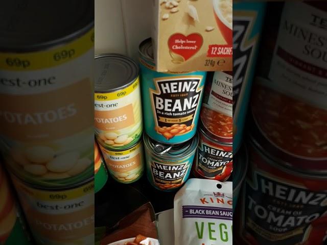 Food bank haul UK Aug 2021