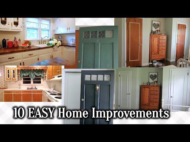 10 EASY + INEXPENSIVE HOME IMPROVEMENTS 