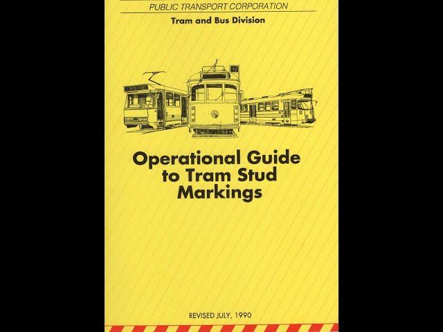 Melbourne, Australia - Operational Guide to Tram Stud Markings