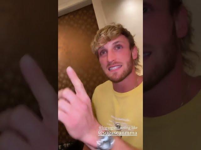 Logan Paul doing the Suga Sean O'Malley