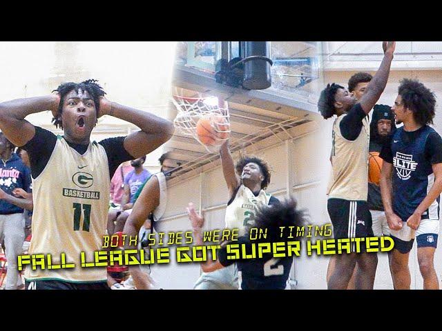 Grayson vs Norcross Fall League Game Got SUPER HEATED!! | FIGHT ALMOST BREAKS OUT...