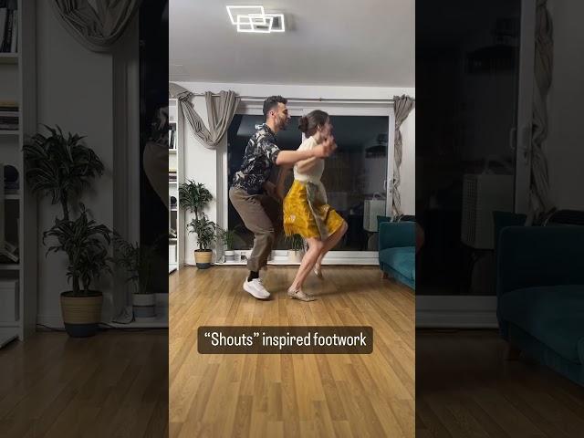 Tandem Charleston footwork variations #shorts #danceclass  #lindyhop