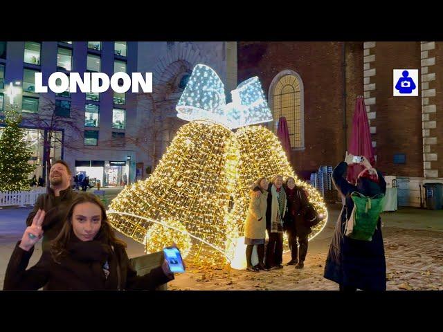 City of London Christmas Lights Tour 2023  St Paul’s Cathedral to Tower Bridge | London Night Walk