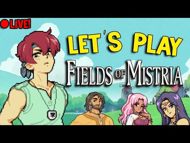 changing plans bc new farming sim has grabbed me by the throat | Fields of Mistria (LIVE!)