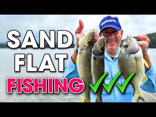 Sand Flat Fishing - How to Catch FIVE STAR! Eating Fish