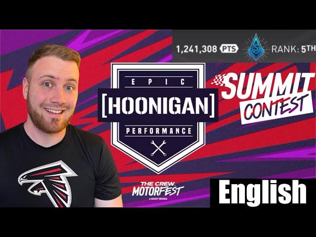 ENGLISH: Motorfest -- Hoonigan Performance Summit! - 1.241.308 Points Platinum Guide!