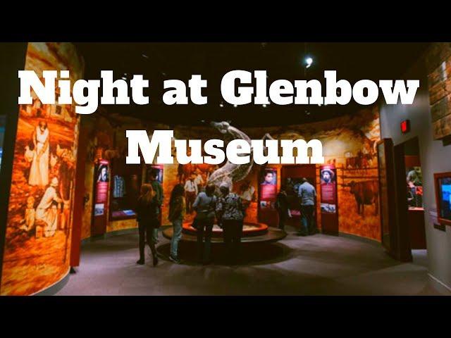 Night at Glenbow Museum Calgary