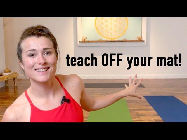 Tips to Teach Yoga OFF your mat – Less demo, more verbal cues