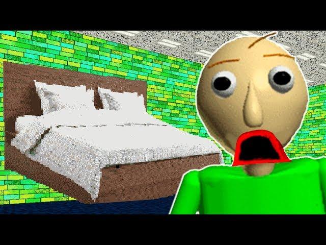 I BROKE INTO BALDI'S HOUSE! | New Baldi's Basics Mod