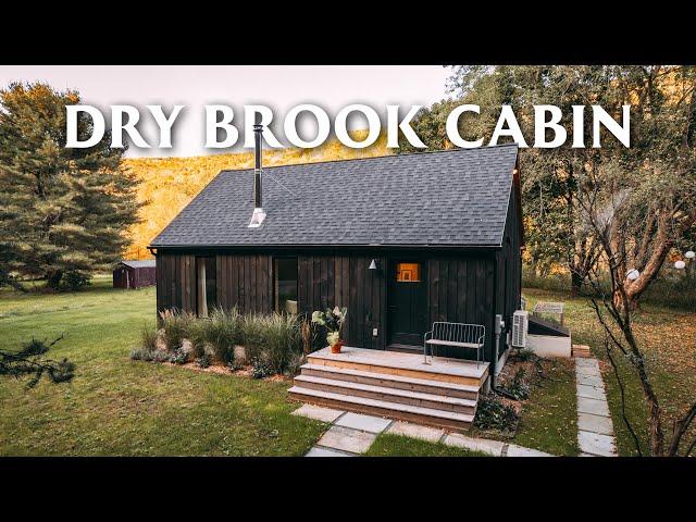 Scandinavian Dry Brook Cabin Airbnb! // Modern Cabin on the River FULL TOUR!