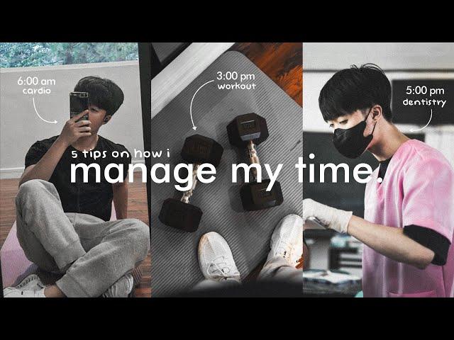 how i manage my time (as a full time dental med student) | 5 productive tips