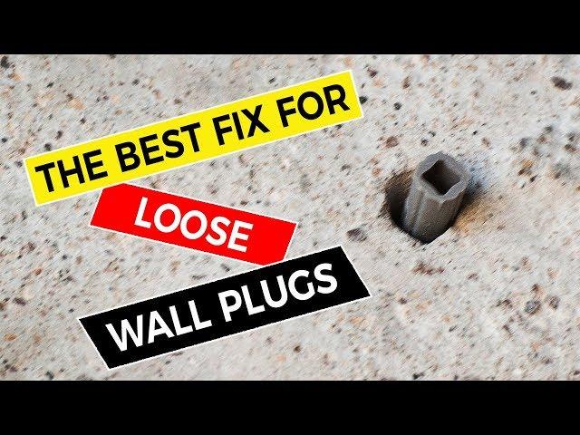 How to Fix Loose Wall Plugs 