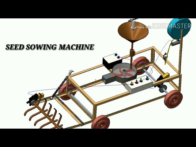 Innovative Mechanical Projects for the Engineering final year Students / Seed Sowing Machine