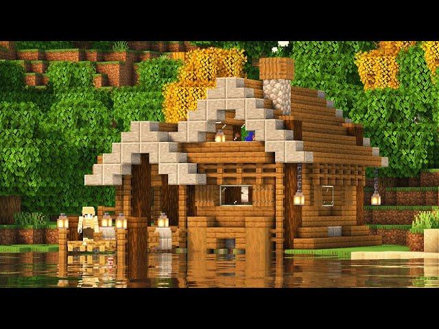 Minecraft Fishing Hut | Build Tutorial