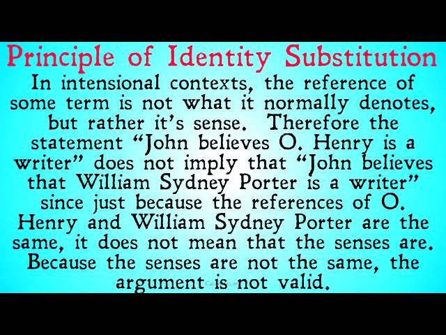 Frege's On Sense and Reference (Philosophy of Language)