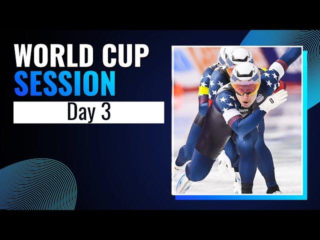 Day 3: World Cup Session | Milwaukee 2025 | #SpeedSkating