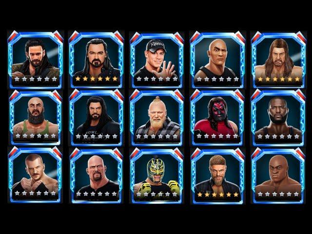 All 6 Star Super Signatures Moves  In WWE Mayhem 2024