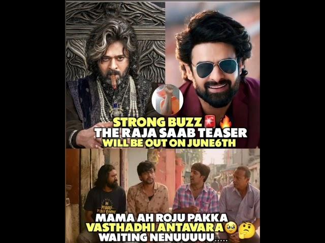 Rajasaab teaser on June 6th 