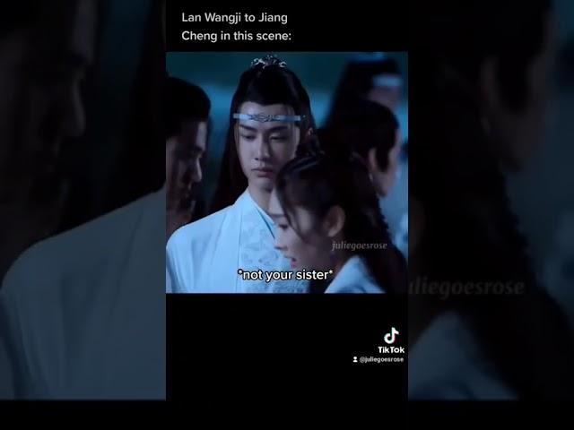 Lan Wangji does not like Jiang Cheng #lanwangji #wangyibo #theuntamed #jiangcheng #wangzhuocheng