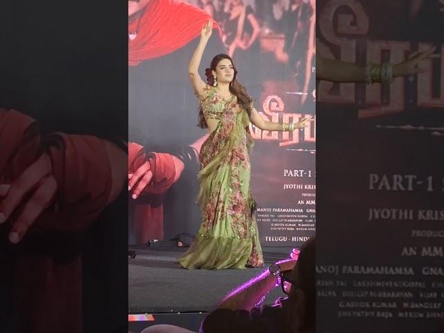 #nidhiaggarwal s stunning dance #hariharaveeramallu