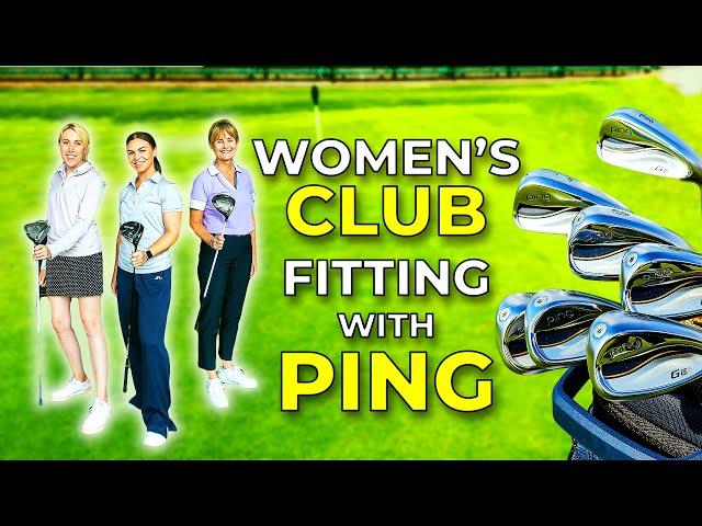 WOMEN'S GOLF CLUB FITTING...AMAZING RESULTS!