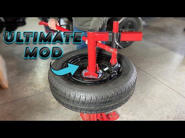 How To Use a Manual Tire Changer Adapter - A Must-Have Tool for DIY Enthusiasts!