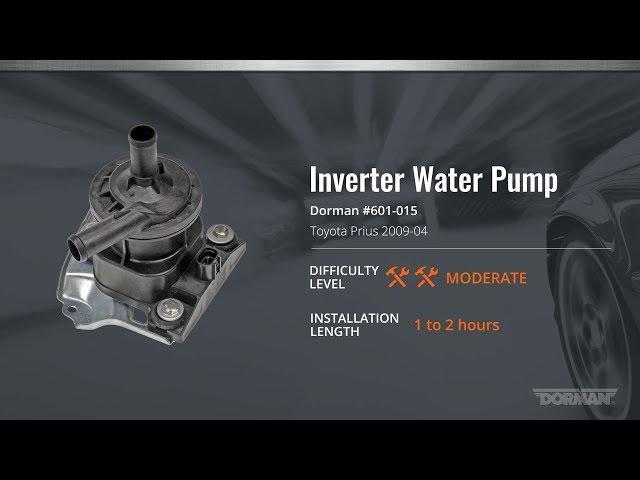 Toyota Prius Inverter Water Pump Installation Video by Dorman Products