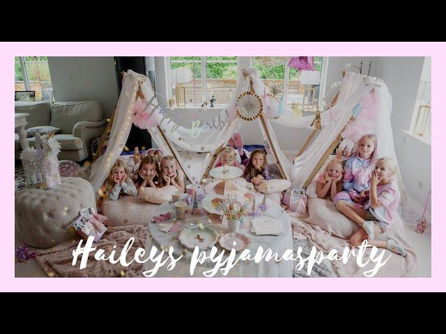 Haileys Unicorn pyjamasparty Vlog 2018