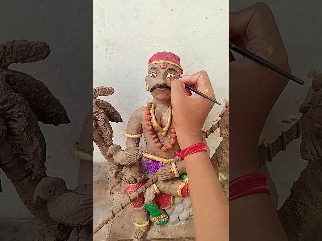 #Sardar Sarvai  papana goud#how to make with mud#shorts#koushikarts#