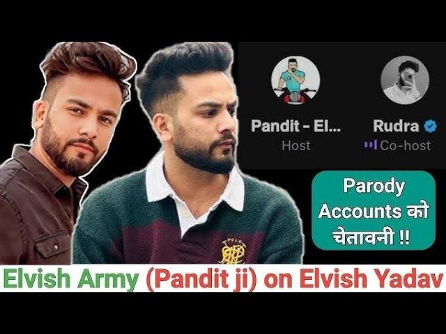 big space elvish yadav live on twitter space | Rudra | pandit elvish | elvish yadav | harsh yadav