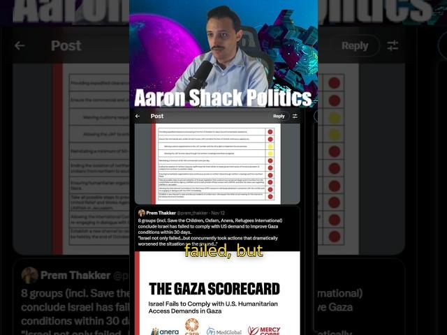Is Israel Failing or Insufficient on US Demands? | Aaron Shack Politics