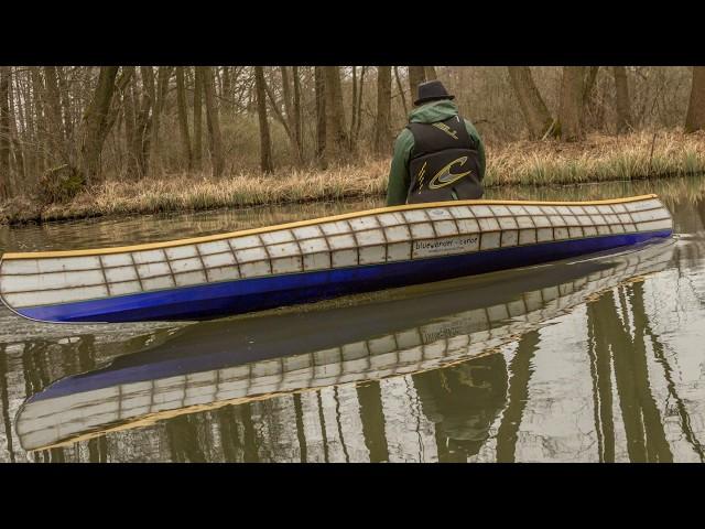 Skin on Frame Canoe with  airbrush design sheet metal, Airbrush, Kunst, Handarbeit vom feinsten