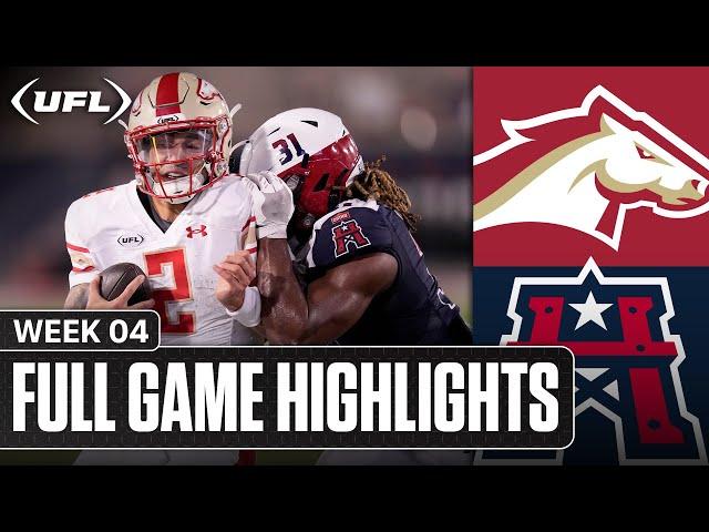 Birmingham Stallions vs. Houston Roughnecks Highlights | United Football League